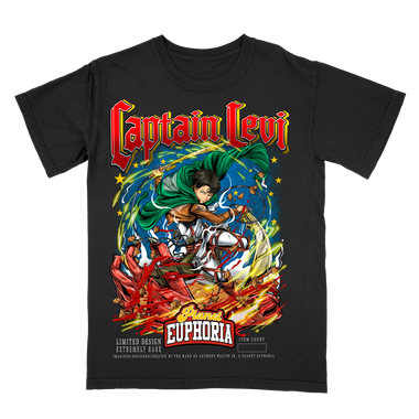 Captain Levi Black Tee #/500