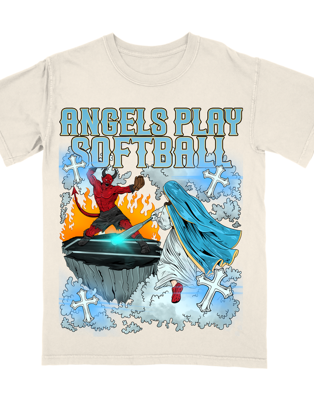 Angels Play Softball Tee