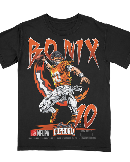 Bo Nix V3 Limited Edition NFL Player Graphic T-Shirt