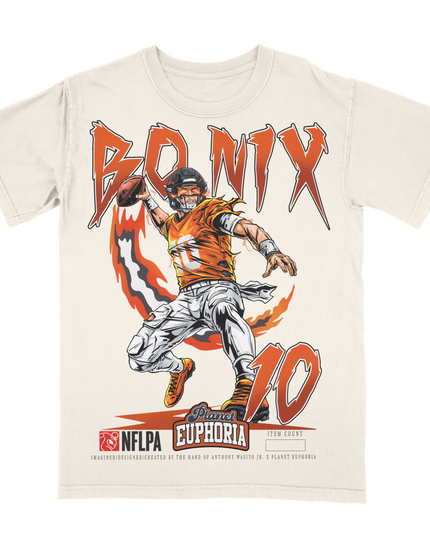 Bo Nix V3 Limited Edition NFL Player Graphic T-Shirt