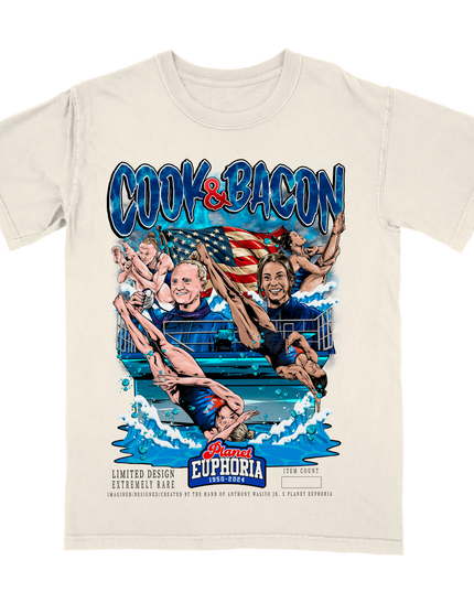 Youth "Cook'N Bacon" Kassidy Cook X Sarah Bacon Tee