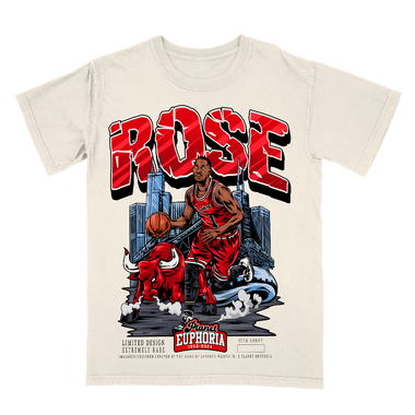 Derrick Rose Off-White Tee #/500