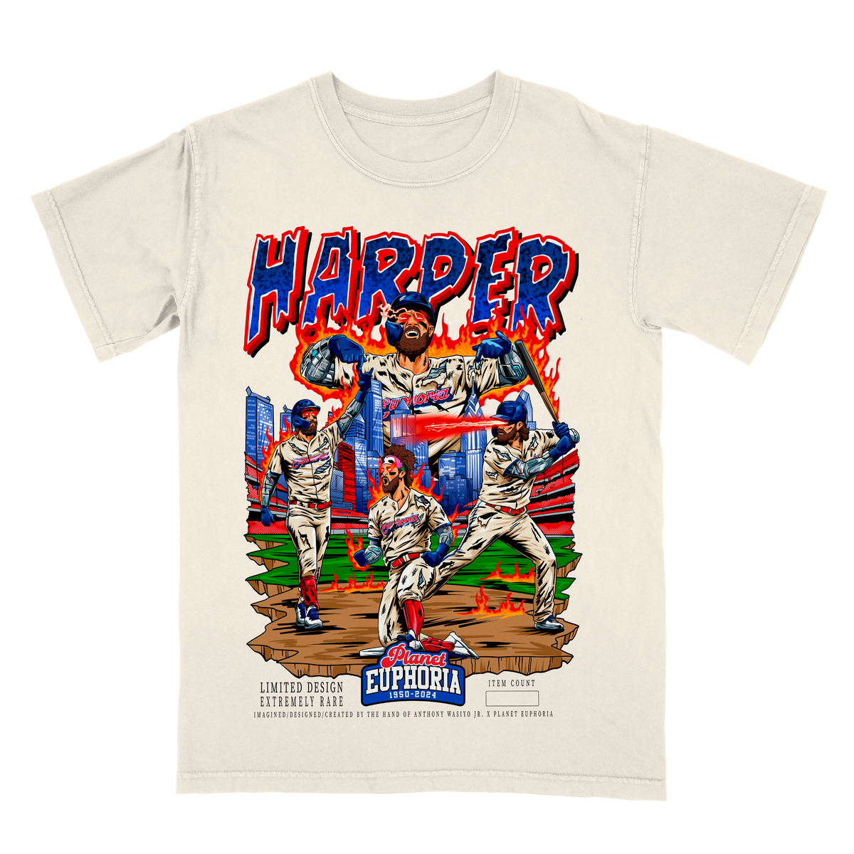Bryce Harper Graphic T-Shirt | Philadelphia Baseball Apparel