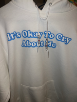 It's okay to cry about me x Champion hoodie