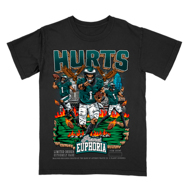 Jalen Hurts V2 Black Tee #/500