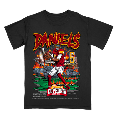 Jayden Daniels V2 Black Tee #/500