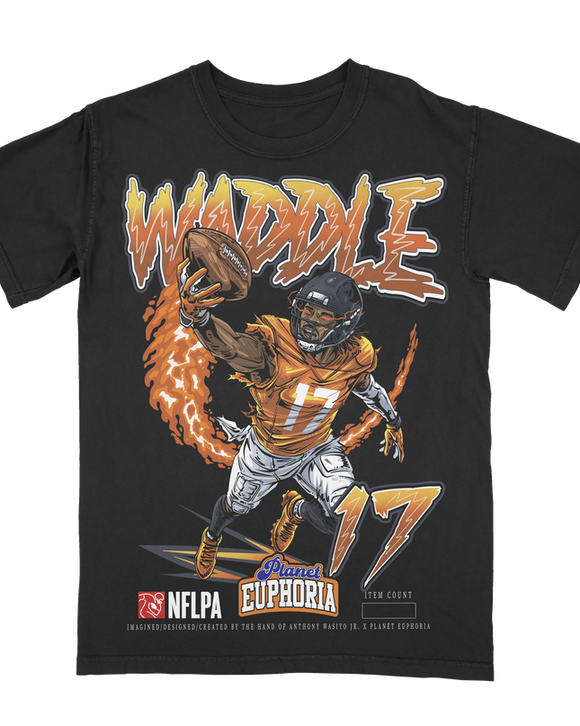 Jaylen Waddle V2 Limited Edition NFL Player Graphic T-Shirt