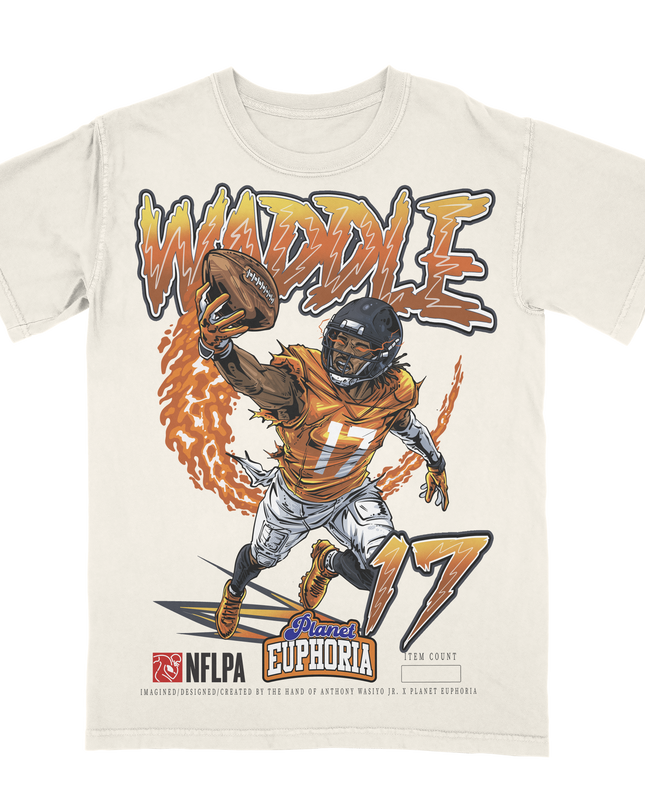 Jaylen Waddle V2 Limited Edition NFL Player Graphic T-Shirt