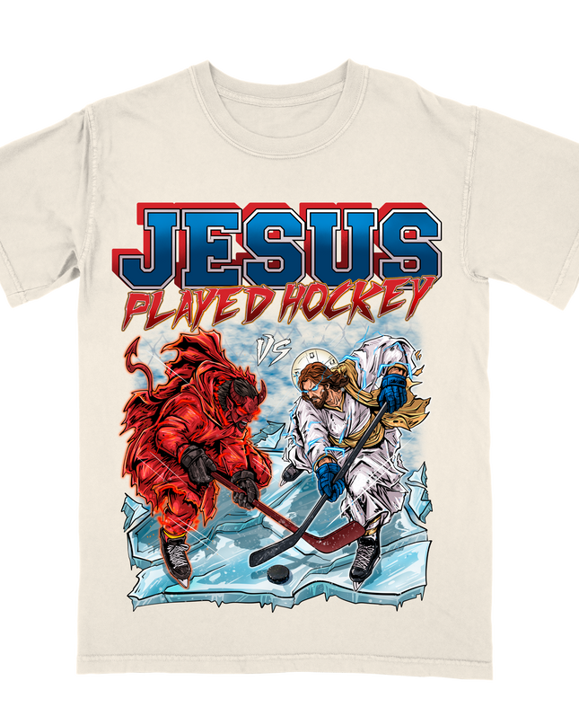 Jesus Played Hockey Tee