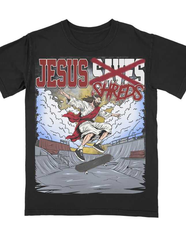 Jesus Shreds Tee