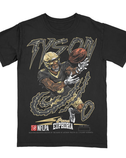 Jordyn Tyson Limited Edition NFL Player Graphic T-Shirt
