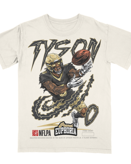 Jordyn Tyson Limited Edition NFL Player Graphic T-Shirt