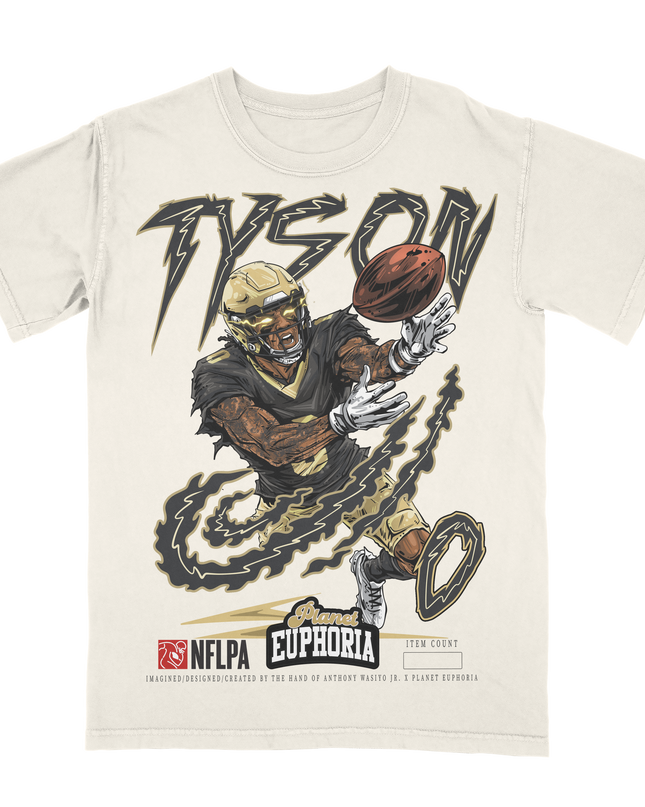 Jordyn Tyson Limited Edition NFL Player Graphic T-Shirt