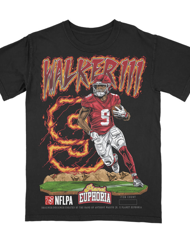 Kenneth Walker III V2 Limited Edition NFL Player Graphic T-Shirt