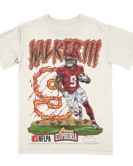 Kenneth Walker III V2 Limited Edition NFL Player Graphic T-Shirt