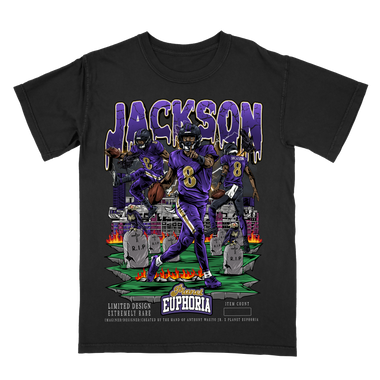 Lamar Jackson V3 Black Tee #/500