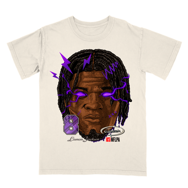 Lamar Jackson Fat Head Tee #/500