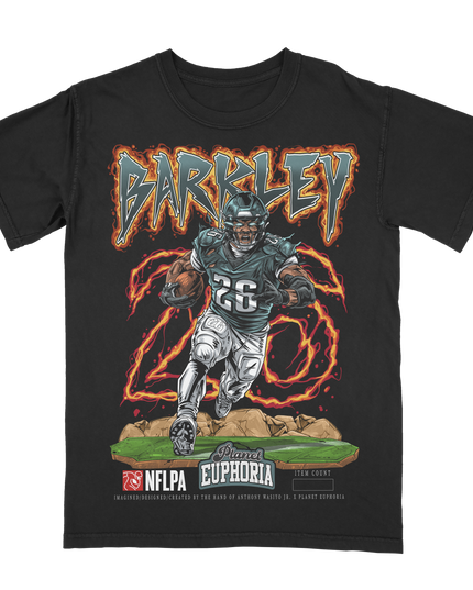 Saquon Barkley V3 Limited Edition NFL Player Graphic T-Shirt