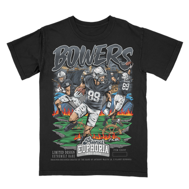 Brock Bowers Black Tee #/500